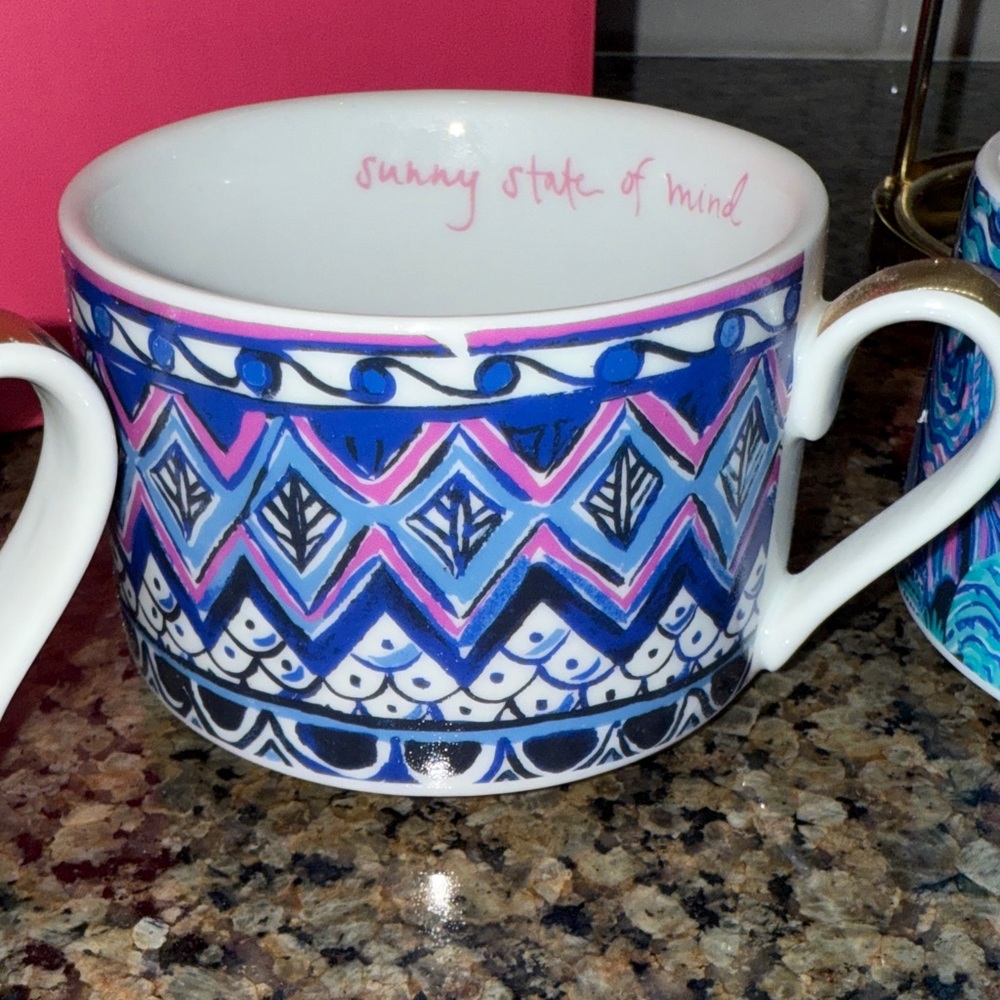 Lilly Pulitzer cappuccino Mug Set - Picture 4 of 6